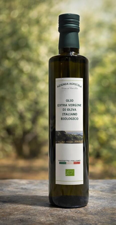 Olio Extravergine di Oliva Biologico in bottiglia 500ml