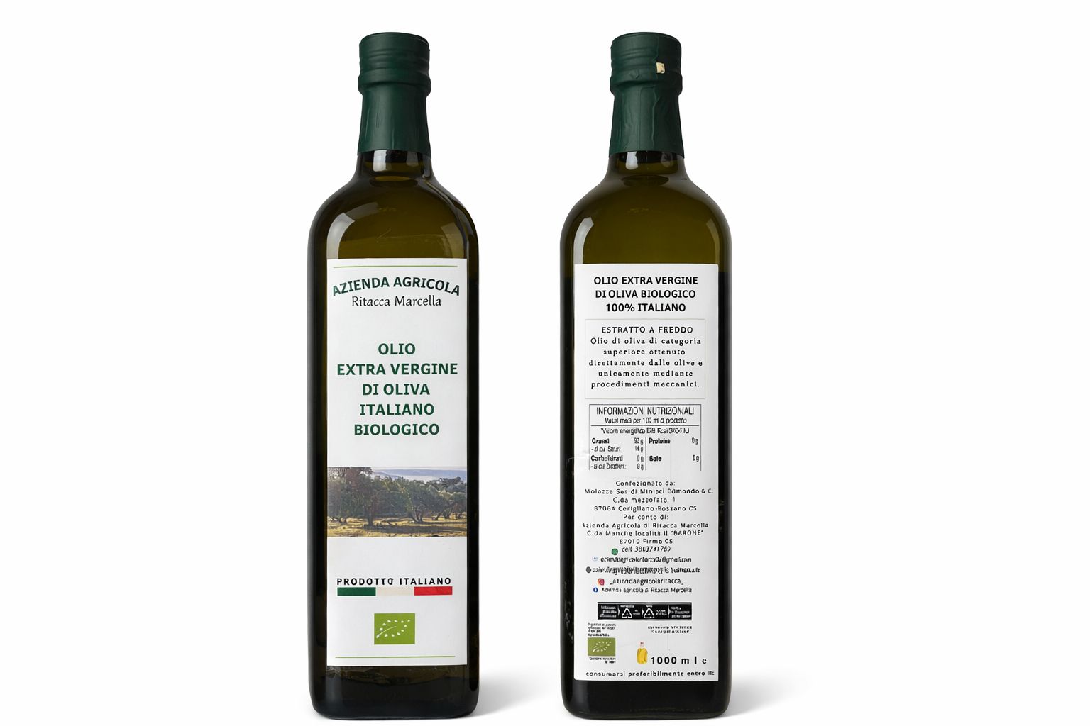 Olio Extravergine di Oliva Bio 1L
