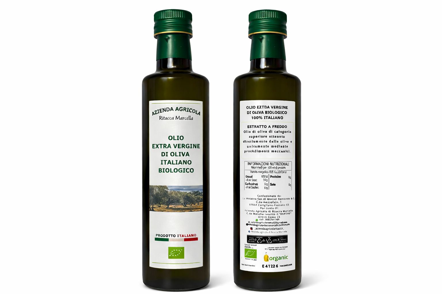 Olio Extravergine di Oliva Bio 750ml