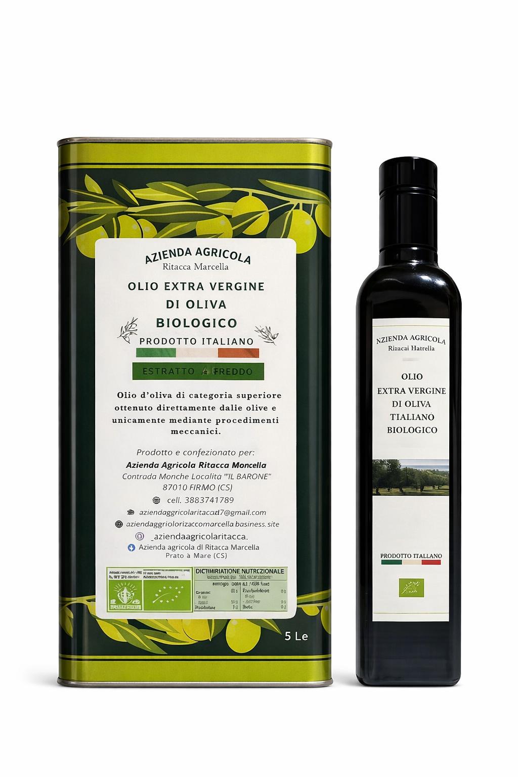 OFFERTA OLIO BIOLOGICO 5L E 1L